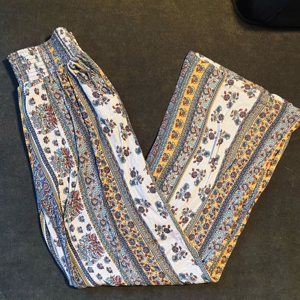 Wide Leg Boho Pants